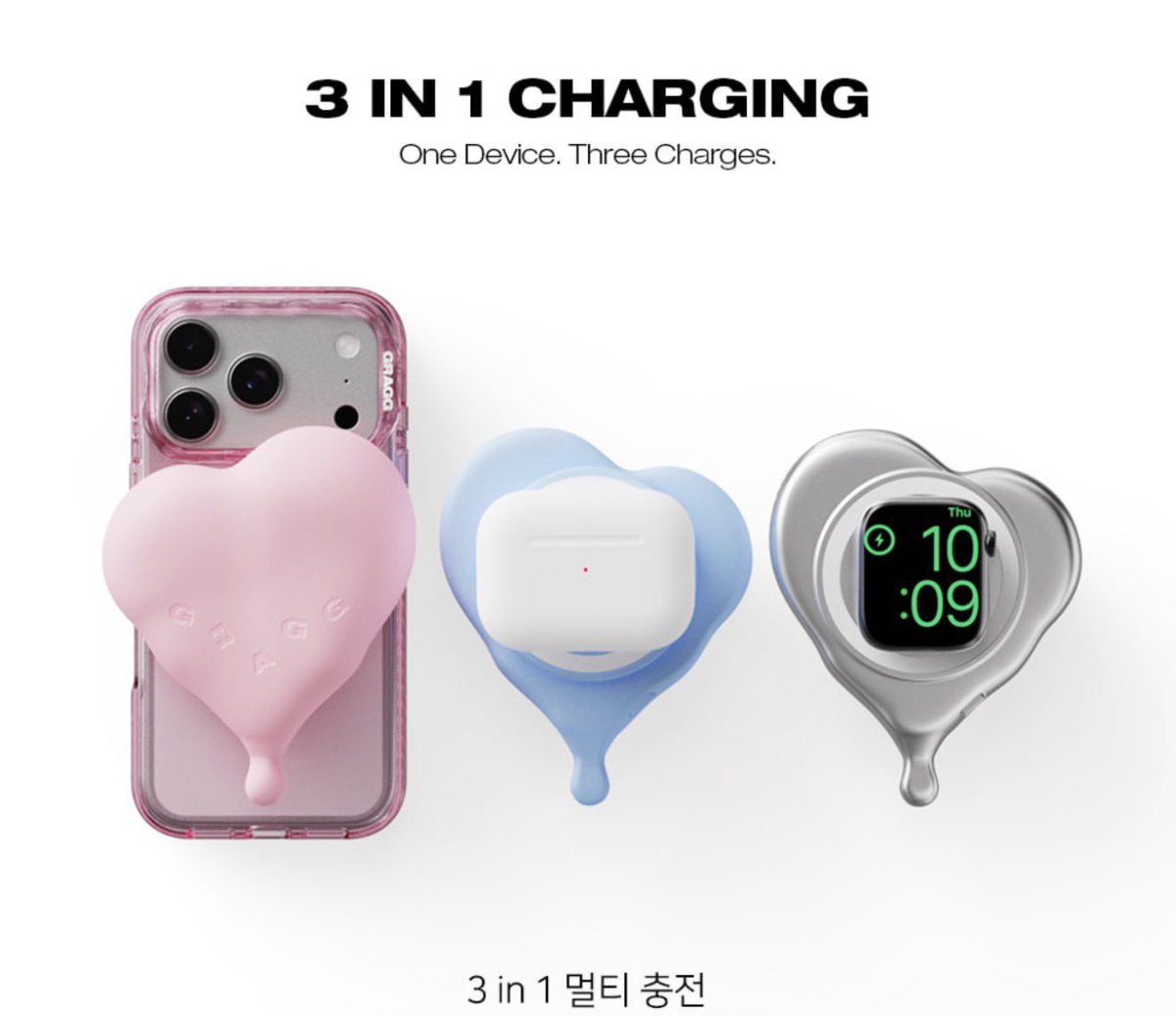 Aom_bf's tweet image. เกาหลีขยันทำอะไรน่ารักๆ อีกแล้ว ล่าสุด powerbank magsafe 5,000mAh อันนี้น่ารักมากกก 🎀🪽