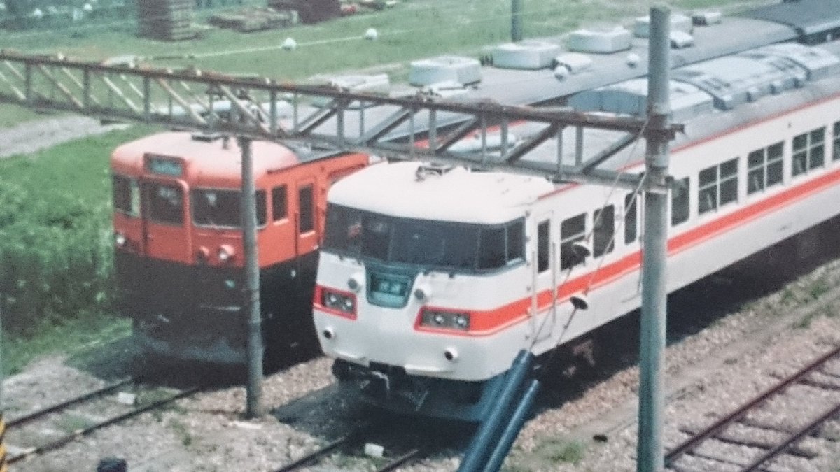 165系と117系 大垣電車区 #こくもの