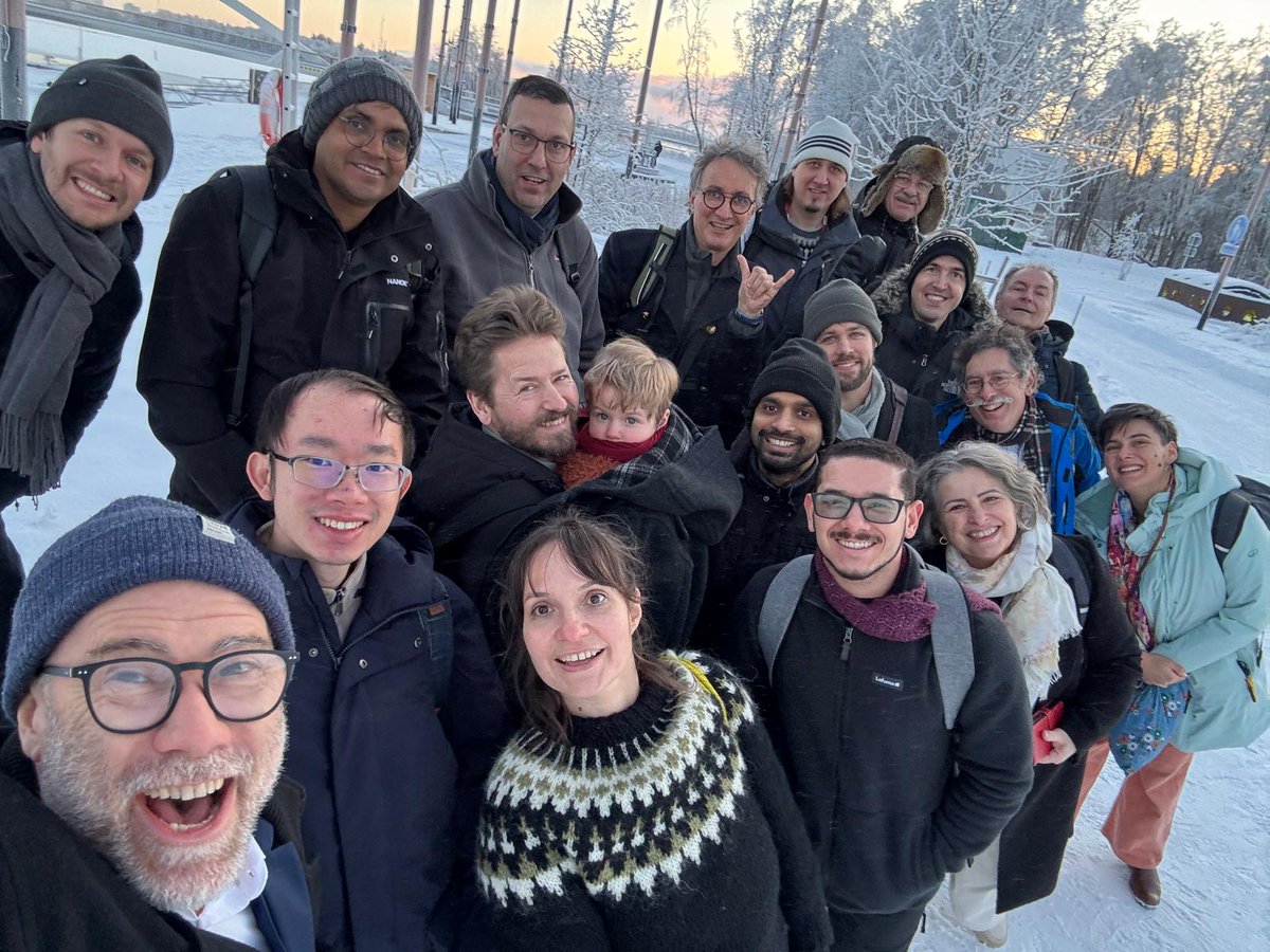 EFFECTORHorizon's tweet photo. Greetings from snowy Oulu! ❄️☀️
The EFFECTOR consortium was meeting earlier this week in Finland 🇫🇮 — big thanks to our amazing hosts @VTTFinland and @PolarGlobal for the warm welcome! See below how we brave the cold together
#HorizonEurope #EUInnovation #Collaboration @cinea_eu https://t.co/Df9bZxJYgx
