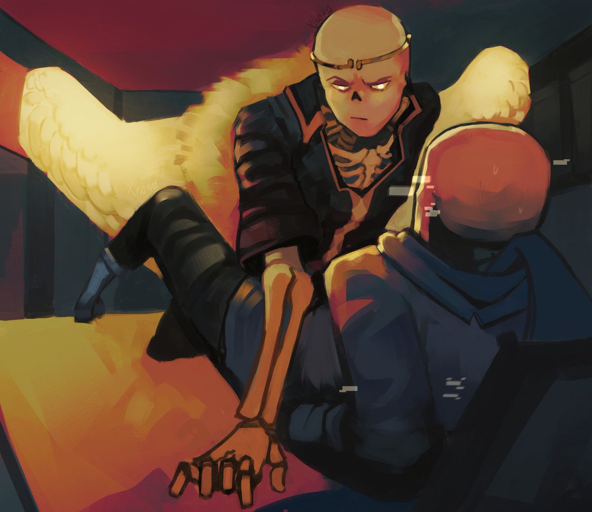 Um wachaa saaay.
ds Drue tumbrl request.
#dreamswap #undertaleAU #fanart