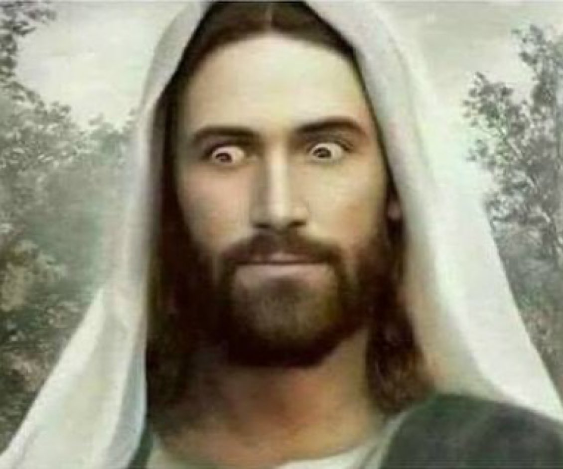 Jesucristo viendo el discurso de Petro…