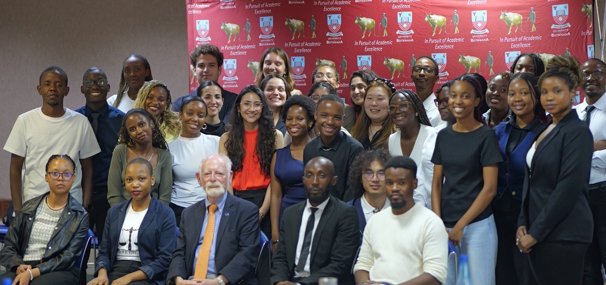 UBBotswana's tweet photo. UB Law Society recently hosted an academic dialogue with the International Human Rights Law Clinic of the Johns Hopkins University School of Advanced International Studies. READ MORE: https://t.co/IZ3P5oOOs3 https://t.co/JZaL2sddxp