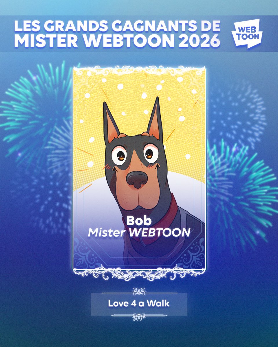 webtoonfrance's tweet image. Vous l'avez choisi : votre Mister WEBTOON 2026 ! Je suis trop fan de lui perso... Alors, contents des résultats ? 

#WEBTOON #Love4AWalk #Osora #AmourEgoiste