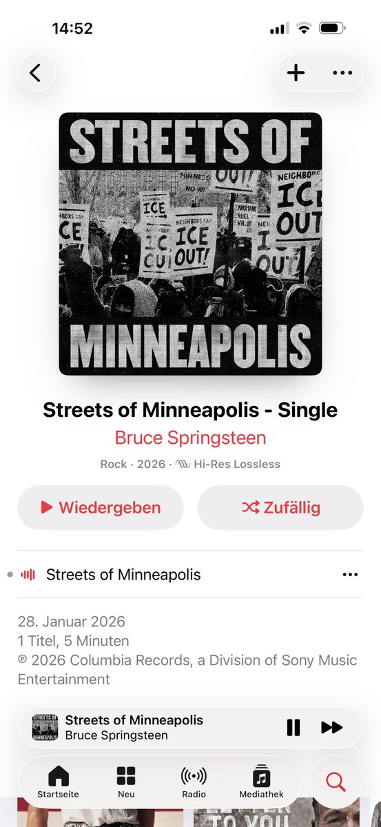 Springsteen auf die 1 ☝🏻