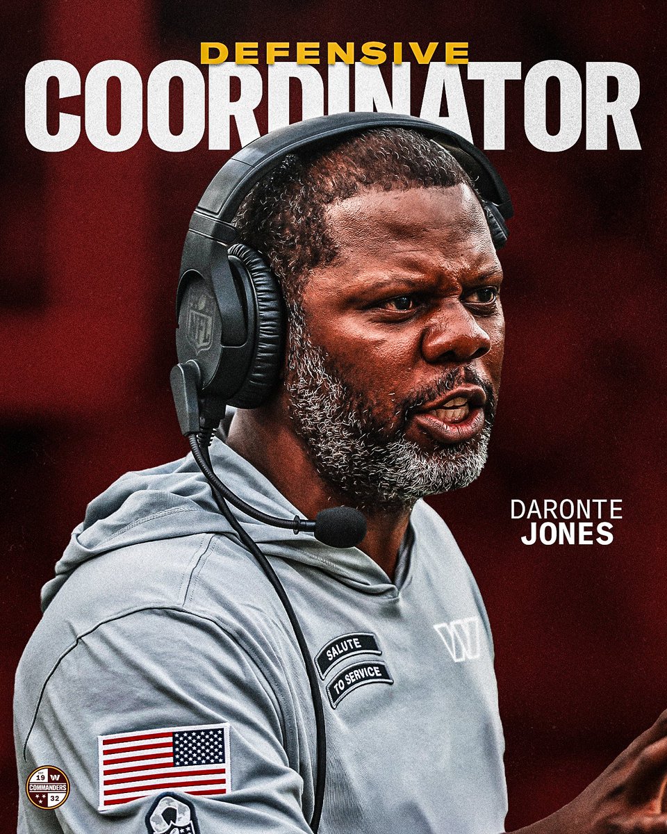 DJ in DC
Daronte Jones is our new defensive coordinator