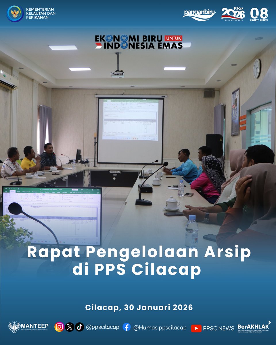 ppscilacap's tweet photo. dlm rangka meningkatkan efektivitas tata kelola dokumen &amp;mendukung akuntabilitas pelayanan publik, PPS Cilacap menyelenggarakan rapat koordinasi pengelolaan arsip dinamis. Keg ini dihadiri oleh pejabat &amp; staf terkait yg berkomitmen untuk memperkuat sistem dokumentasi &amp;informasi. https://t.co/elQM5BWwIW