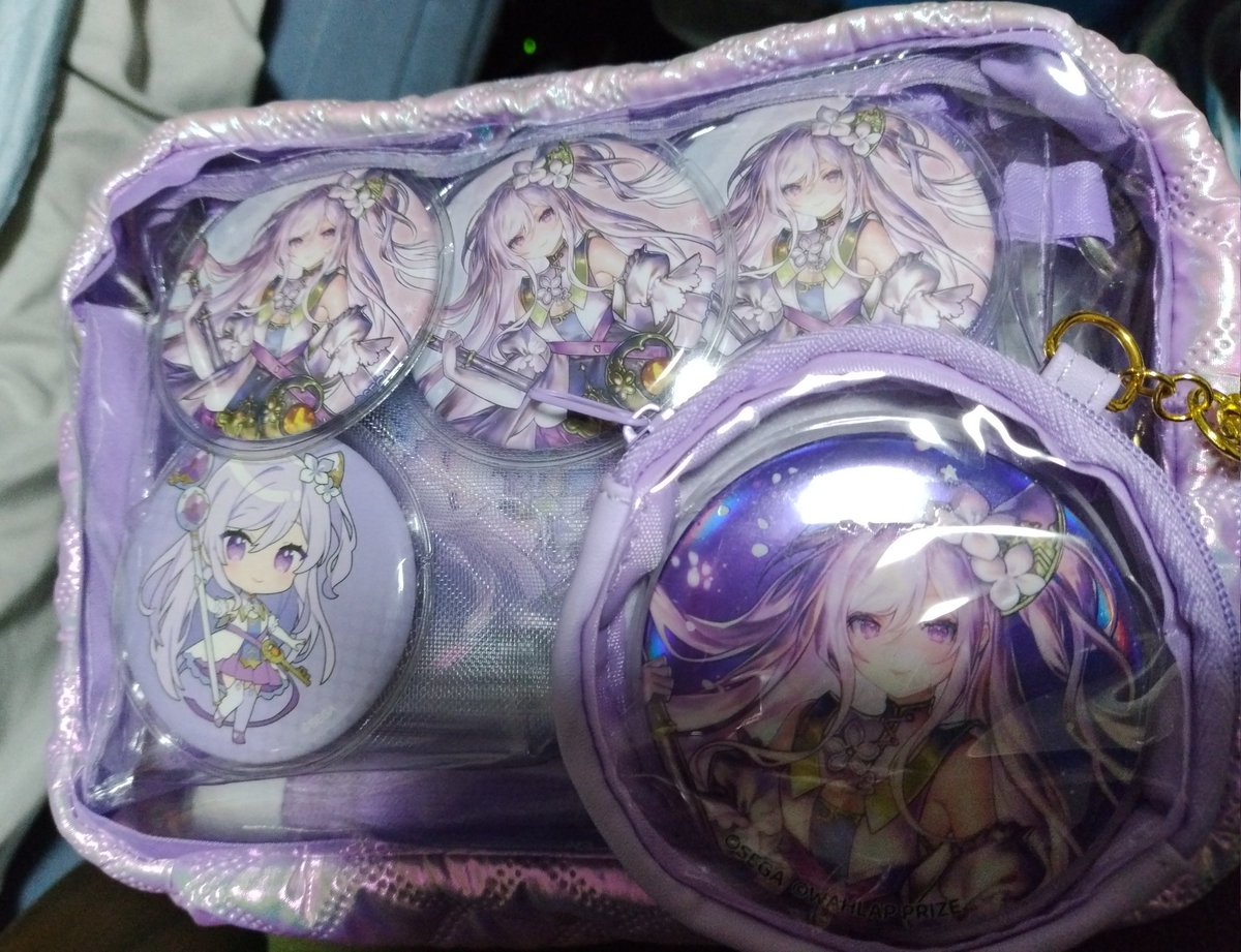 raintear's tweet image. ミィムちゃん推しです
外側のポーチは自作です