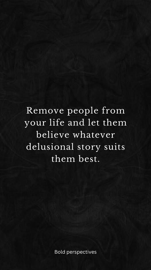 Let them lose you to find yourself.