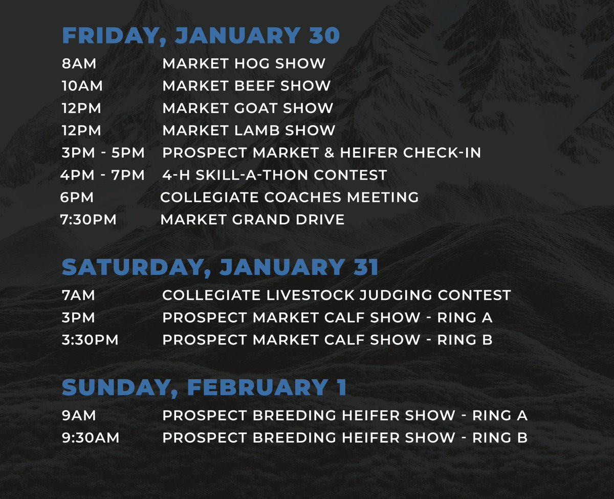 🚨 The Summit Starts TODAY! 🚨
The barns are full, the cattle are ready, and the competition begins! Join us at the Sioux Empire Fairgrounds for The Summit 2026—a premier livestock show you won’t want to miss.
👉 Event info: ow.ly/n1WP50XLKoR
