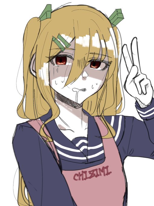 筆慣らし01 もうちょっと目のサイズと位置関係の調整 