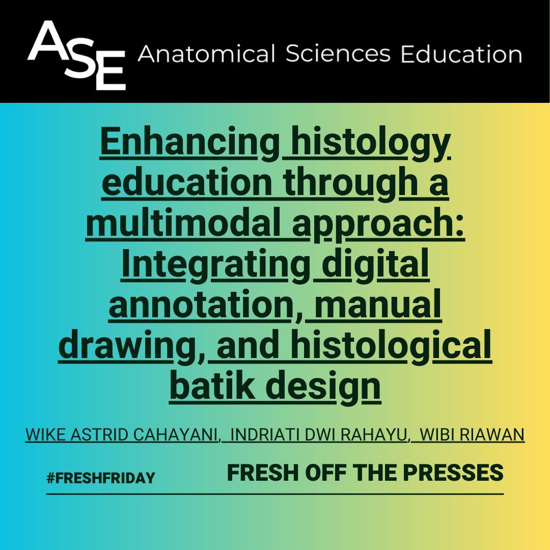 AnatSciEduc's tweet photo. #FreshFriday is stacked 📚🧠🫀
New, diverse perspectives you don’t want to miss!
🔗 https://t.co/tj5YEUdju2 

#AnatomyEducation #MedicalEducation #Anatomy https://t.co/pPziWIPKbK
