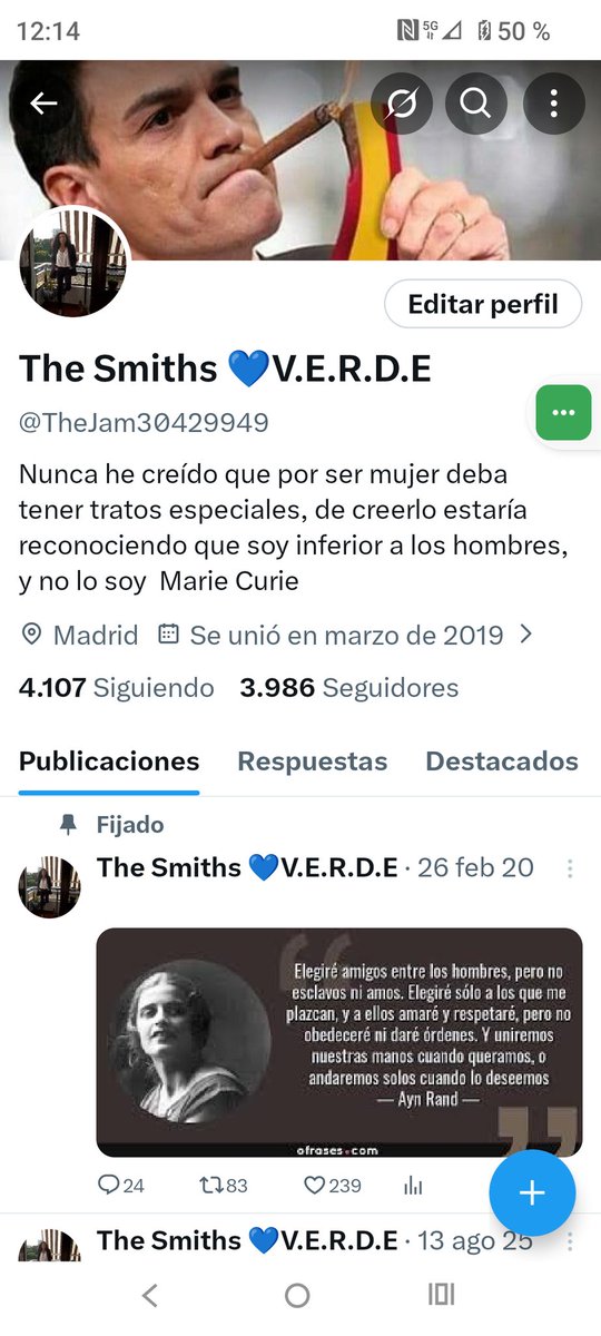 Natalia Lías V.E.R.D.E 💙 tweet media
