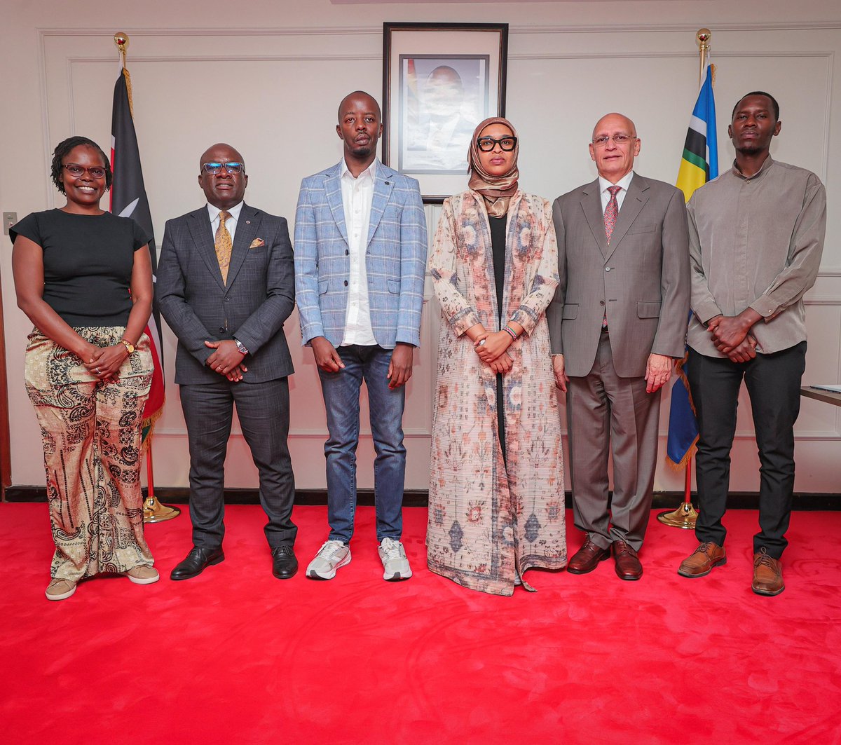 Railajunior's tweet image. “Grateful for the fruitful courtesy call with PS Ummi Bashir @UmmiMBashir of the State Department for Culture, the Arts &amp;amp; Heritage and Arch. Malaki Samson  from the National Museums of Kenya. We had meaningful discussions on preserving our Legacy and Heritage (History &amp;amp; Culture).…