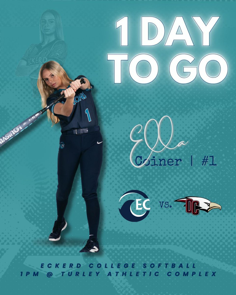 EckerdSoftball's tweet photo. π₯ One day out. Big dreams. Bigger belief. Let it begin. π₯
βYouβre allowed to dream big. Thereβs no limit to how far you can go.β β Allyson Felix
#CatchTheWave #ThinkOutside #WinEverything ππ₯π https://t.co/hbD1XNbCTS