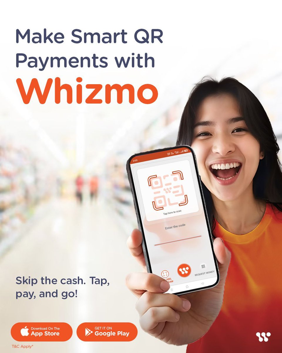 WhizmoUAE's tweet photo. Whizmo Smart QR Payments are designed to simplify everyday transactions while delivering reliability in each step. No manual handling &amp; no unnecessary delays, just a more confident way to pay.  Download the app now and enjoy financial freedom at your fingertips. #WhizmoUAE https://t.co/dhW8wRFVcp