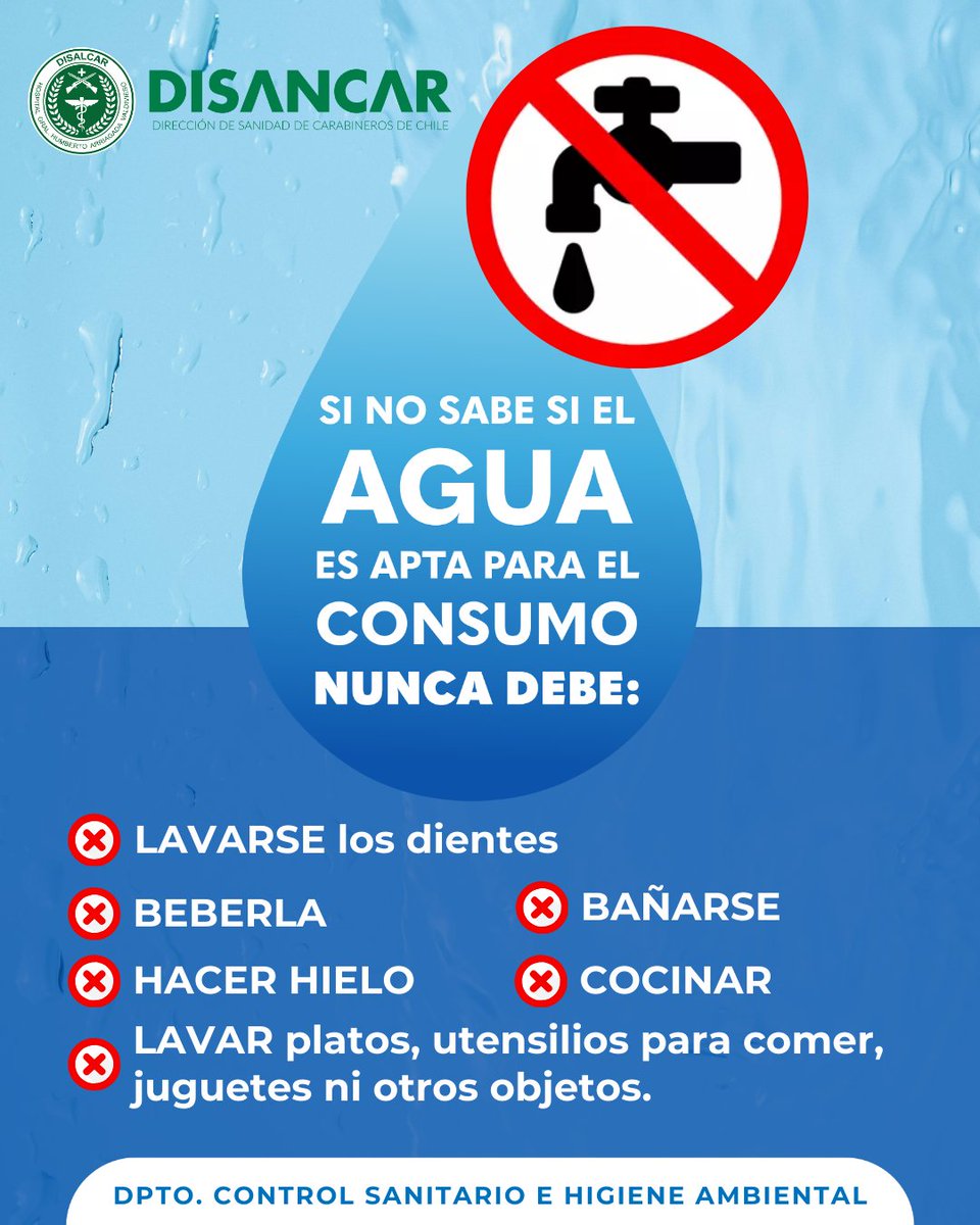 DISALCAR a través del Dpto de Salud Pública, Ocupacional, Prevención Riesgos, Control Sanitario e Higiene Ambiental de DISANCAR, entregan las siguientes recomendaciones ante situaciones de emergencia, como los incendios forestales. La Dirección de Salud de Carabineros. Te Cuida.