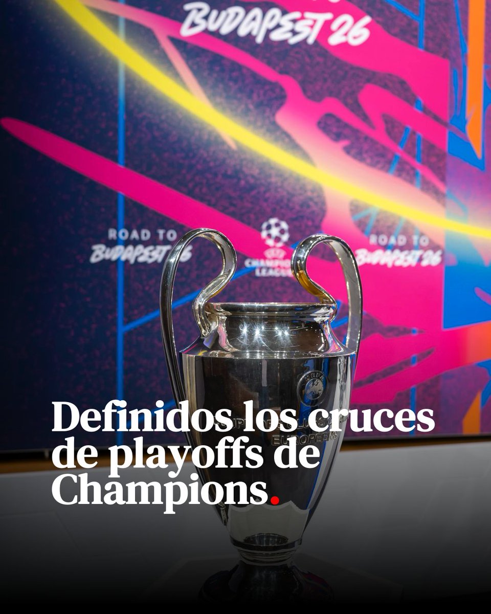 ⚽️ Benfica y Real Madrid se reencuentran en playoffs de Champions tras su último choque.

El sorteo armó series con revancha incluida y enfrentamientos entre favoritos.

crnnoticias.com/champions-leag…