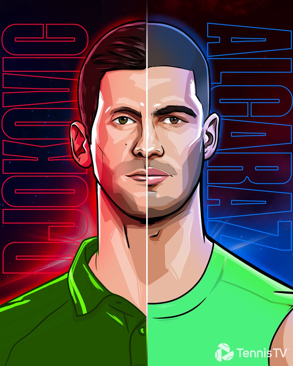 DJOKOVIC. ALCARAZ. AUSTRALIAN OPEN TITLE.

<a href="/DjokerNole/">Novak Djokovic</a> <a href="/carlosalcaraz/">Carlos Alcaraz</a> #AO26