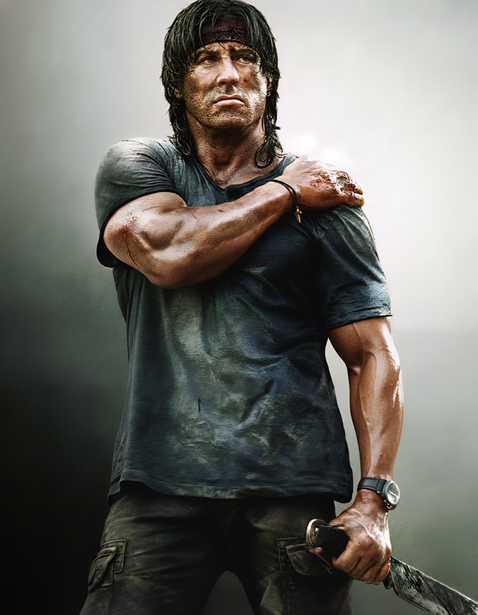 First look at the RAMBO prequel poster [right] 👀 Noah Centineo steps ...