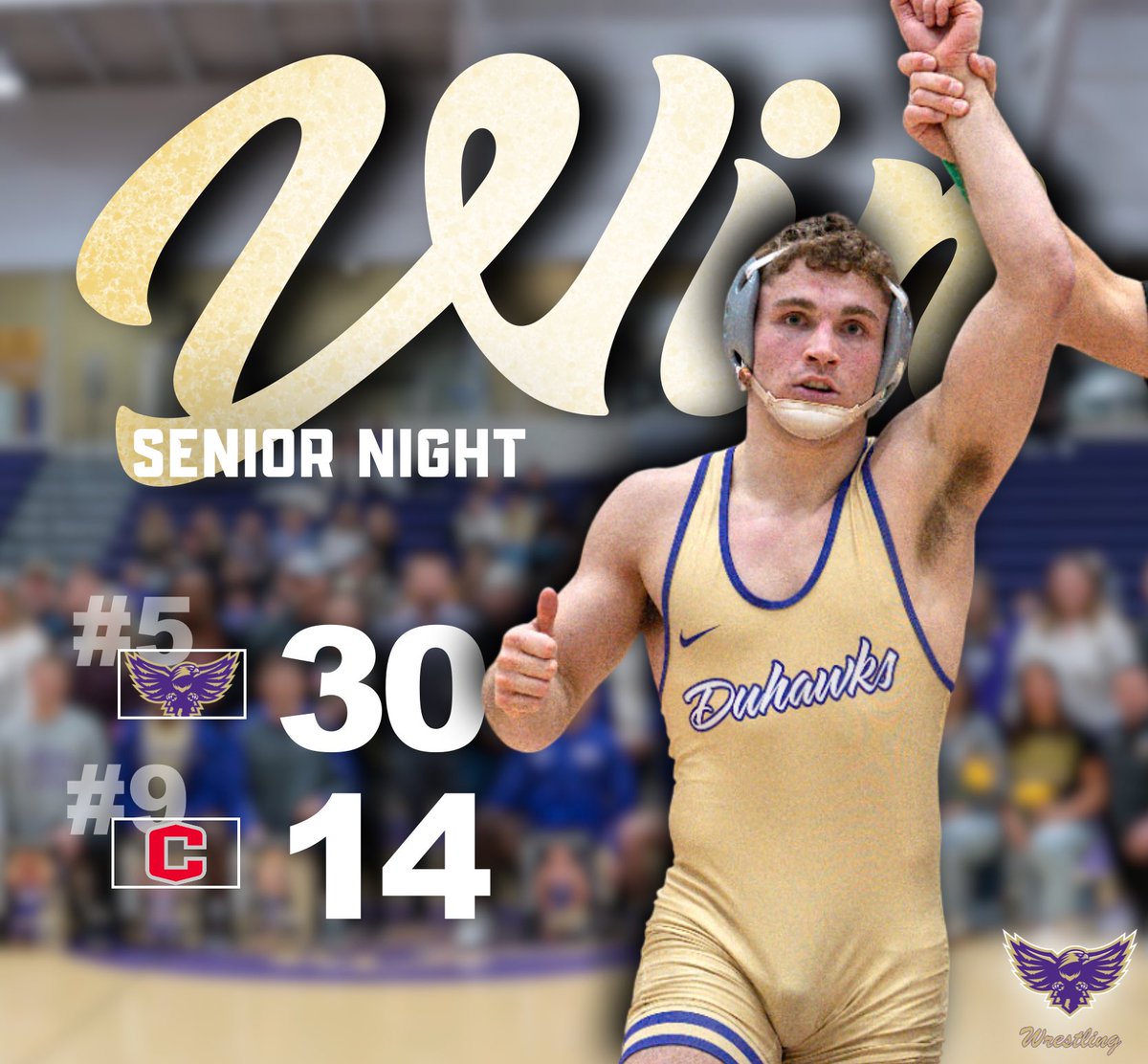 Keepin’ ‘er rolling‼️

⏩️ Loras Open
📍 Graber Sports Center
📆 Saturday, Jan. 31st

#GoDuhawks