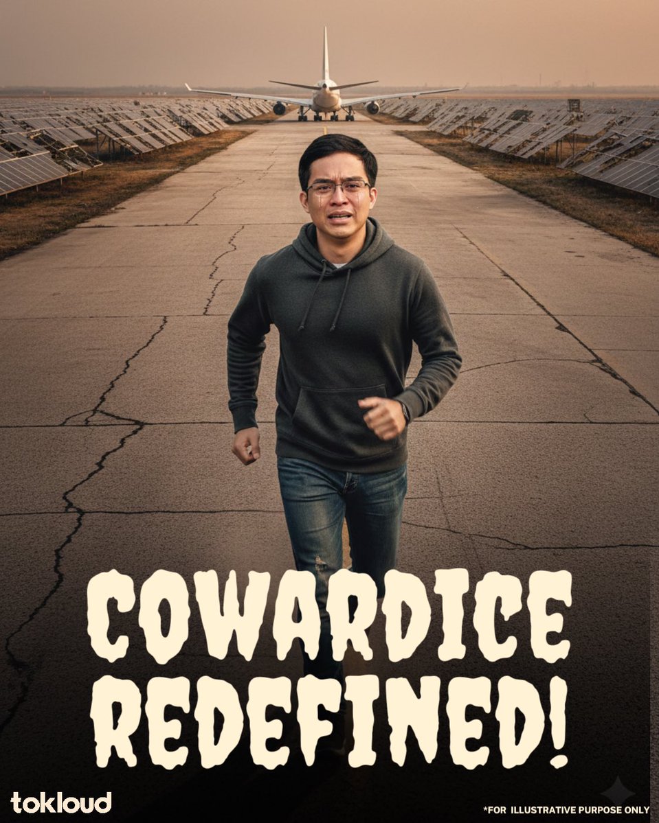 tokloud's tweet image. THE GLOBAL COWARDICE TOUR: LEVISTE FLEES THE FLAMES OF ACCOUNTABILITY

The stench of desperation is wafting off Leandro Leviste’s latest travel request, and it’s stronger than any jet fuel. Under the guise of an "ambitious itinerary," this transparent fugitive is executing a…