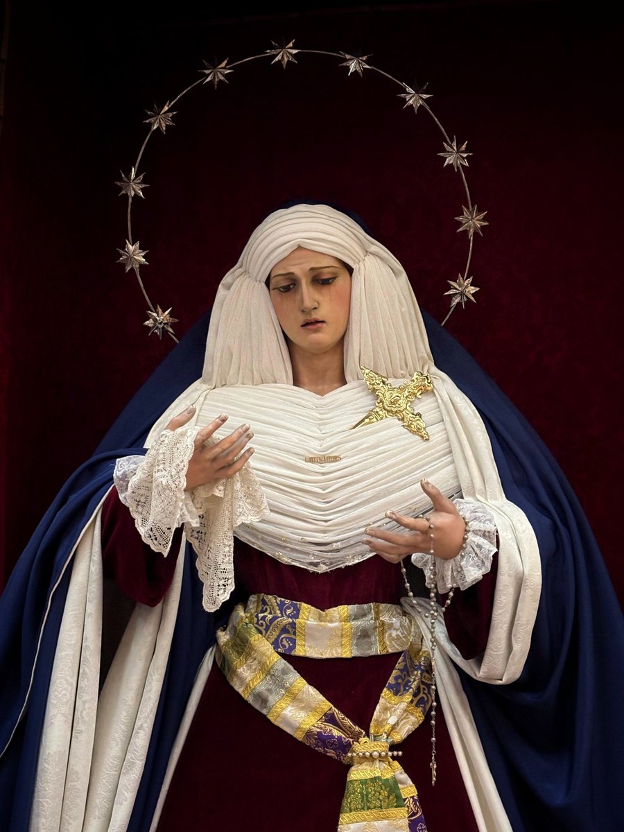 Alex27Sep's tweet image. María Santísima de las Lágrimas de la Hermandad de Columna de San Fernando, vestida de hebrea, a las puertas de un nuevo mes de febrero que nos traerá el comienzo de una nueva Cuaresma.