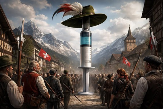 🔴🔴mRNA-Gesslerhut
Impfzwang ist Verfassungsbruch‼️ Injektionszwang zu einer nachweislich patentierten Biowaffe ist Genozid!

Quellen: hofmann-kommunikation.ch/literatur-und-… 

Freundliche Grüsse

HOFMANN KOMMUNIKATION
Markus Hofmann
mail@hofmann-kommunikation.ch
hofmann-kommunikation.ch

Infos