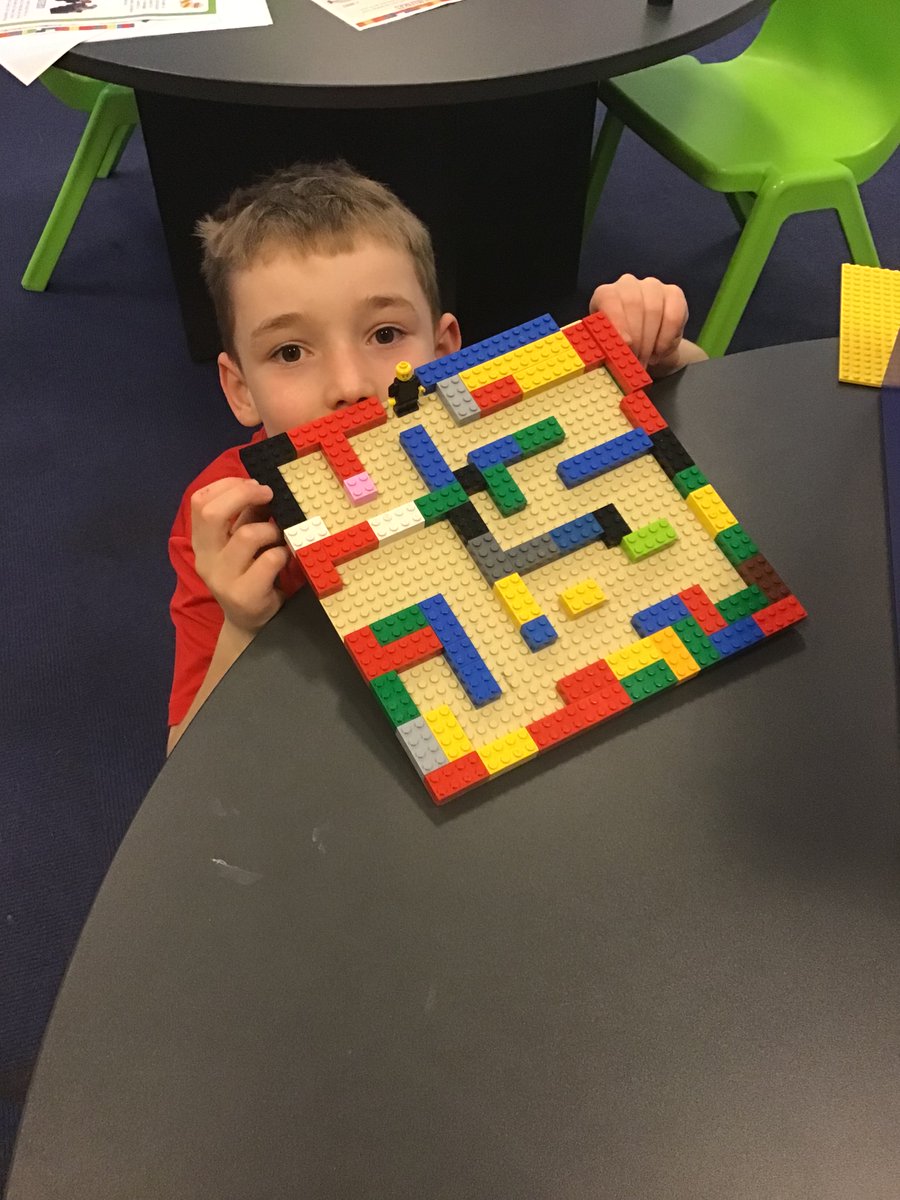 LindenCentreP2's tweet photo. We have celebrated International Lego day today. The boys enjoyed making their mazes. https://t.co/zBABNRihMM