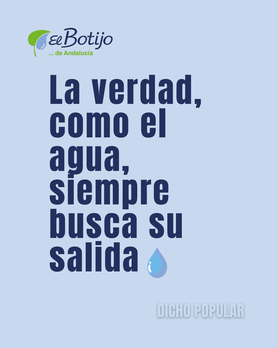¿Estás de acuerdo? 🤔
Nosotros sí. 💧💚

#verdad #dichopopular
#aguamineralnatural 
#sabiduríapopular