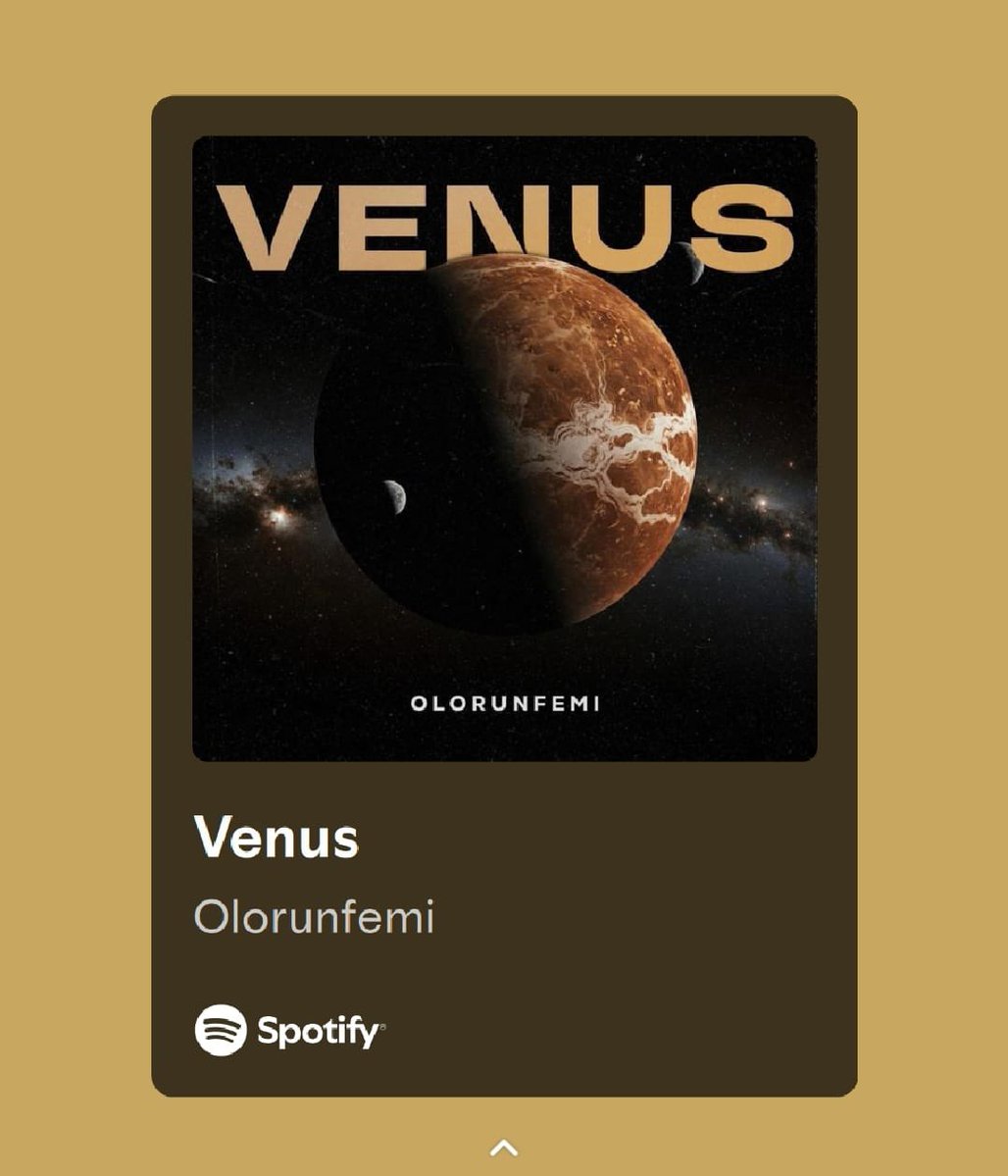 Olorunfemi, @beatbyfemi, storms through with a new EP, Venus, continuing his celestial journey with a warm, introspective release inspired by the planet of love and balance. 

Venus arrives as the next chapter in Olorunfemi’s cohesive planetary series, following releases such as