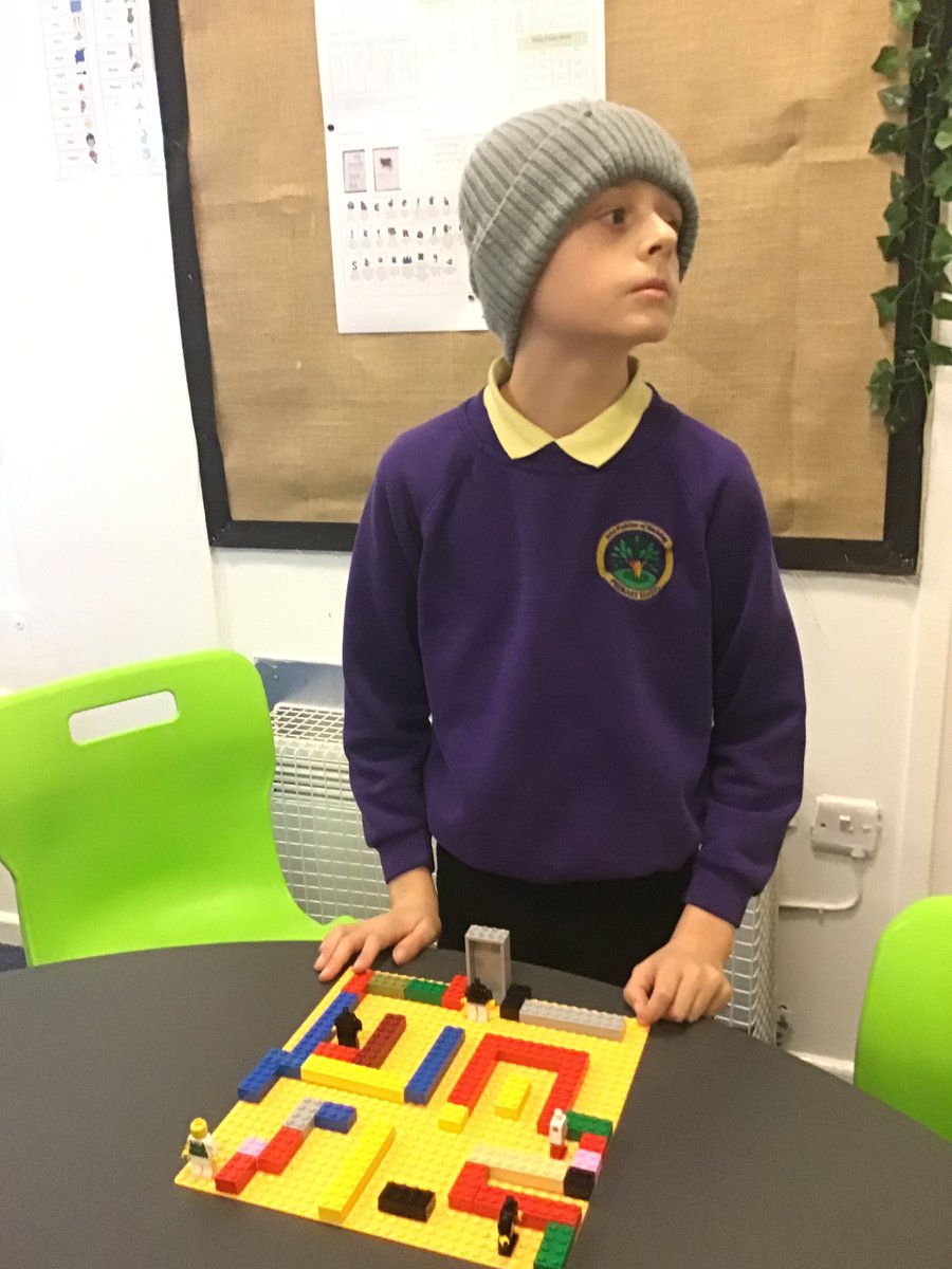 LindenCentreP2's tweet photo. We have celebrated International Lego day today. The boys enjoyed making their mazes. https://t.co/zBABNRihMM
