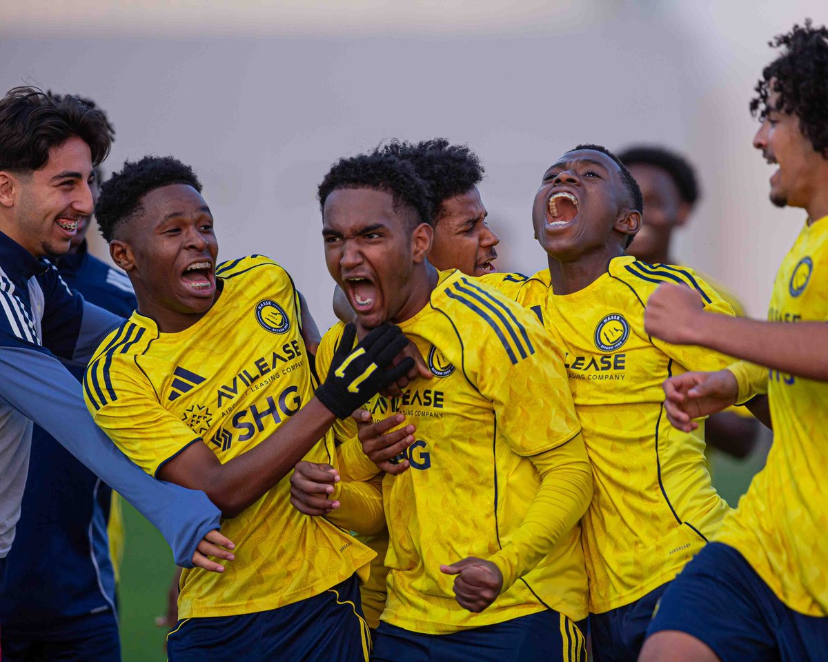 فرحة الريمونتادا  💪
بتوقيع مشعل جيزاني 🔥

#النصر U17 أمام الاتفاق  
#فئات_النصر_السنية