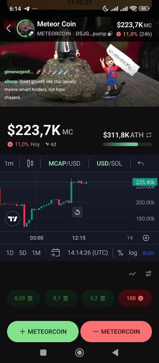 MarioGuada55430's tweet photo. @CryptoThro Tho the moon👀👀🚀
https://t.co/mqkZi49Ihf
#METEORCOIN #vitaly#Pump Fun  #Binance https://t.co/CrNuE2rIsR
