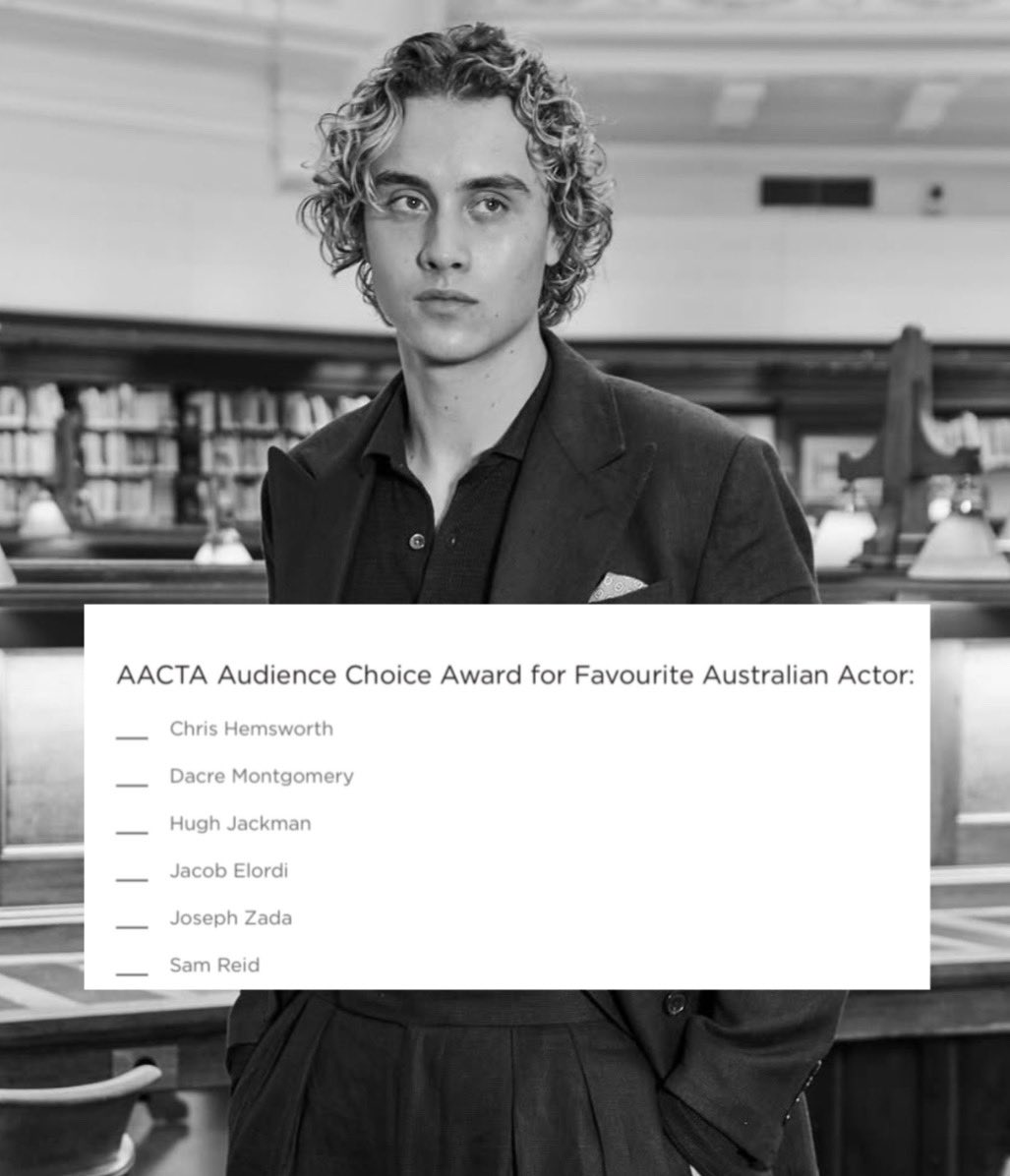 zadacrave's tweet image. Joseph Zada has been nominated in the AACTA Audience Choice Awards category for Favourite Australian Actor.

The winners for the AACTA Audience Choice Awards will be announced on Friday 6 February alongside the 2026 AACTA Awards Ceremony