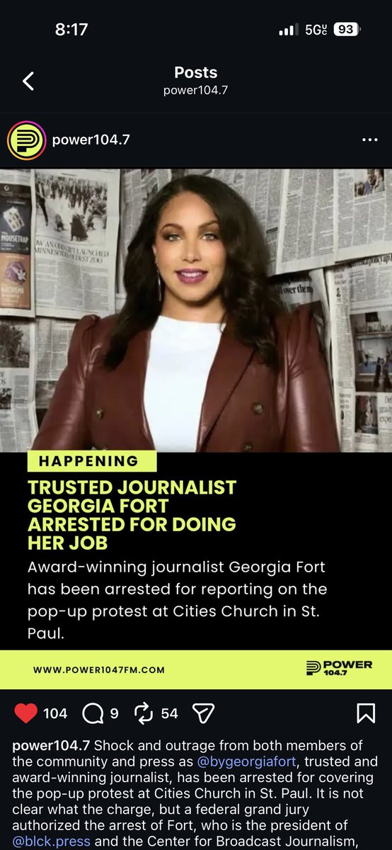 I want to also inform y’all that Black Journalist Georgia Fort was arrested too <a href="/NABJ/">#NABJ Headquarters ✊🏾🖊️🎙️💻 📷 🎥 📝 🔈</a> <a href="/NNPA_BlackPress/">NNPA</a> <a href="/BlackPressUSA/">Black Press USA</a>