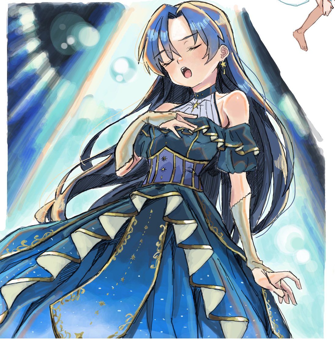 絵チャお邪魔してました

如月千早　武道館ライブの細氷イメージ