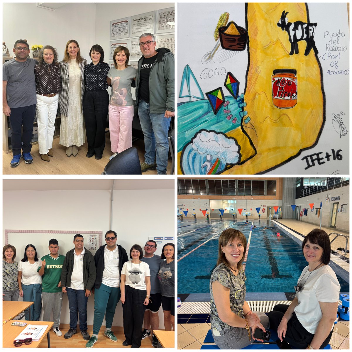 Esta  semana hemos recibido a dos docentes de Siauliu (Lituania) que han  venido a nuestro centro para llevar a cabo un Job Shadowing, centrado en  la observación de buenas prácticas con el alumnado NEAE😊.