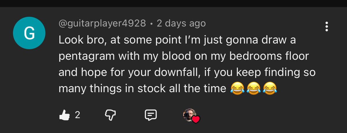 I’ve gotten some crazy comments before but this is by far my favorite one 😂👏🏻