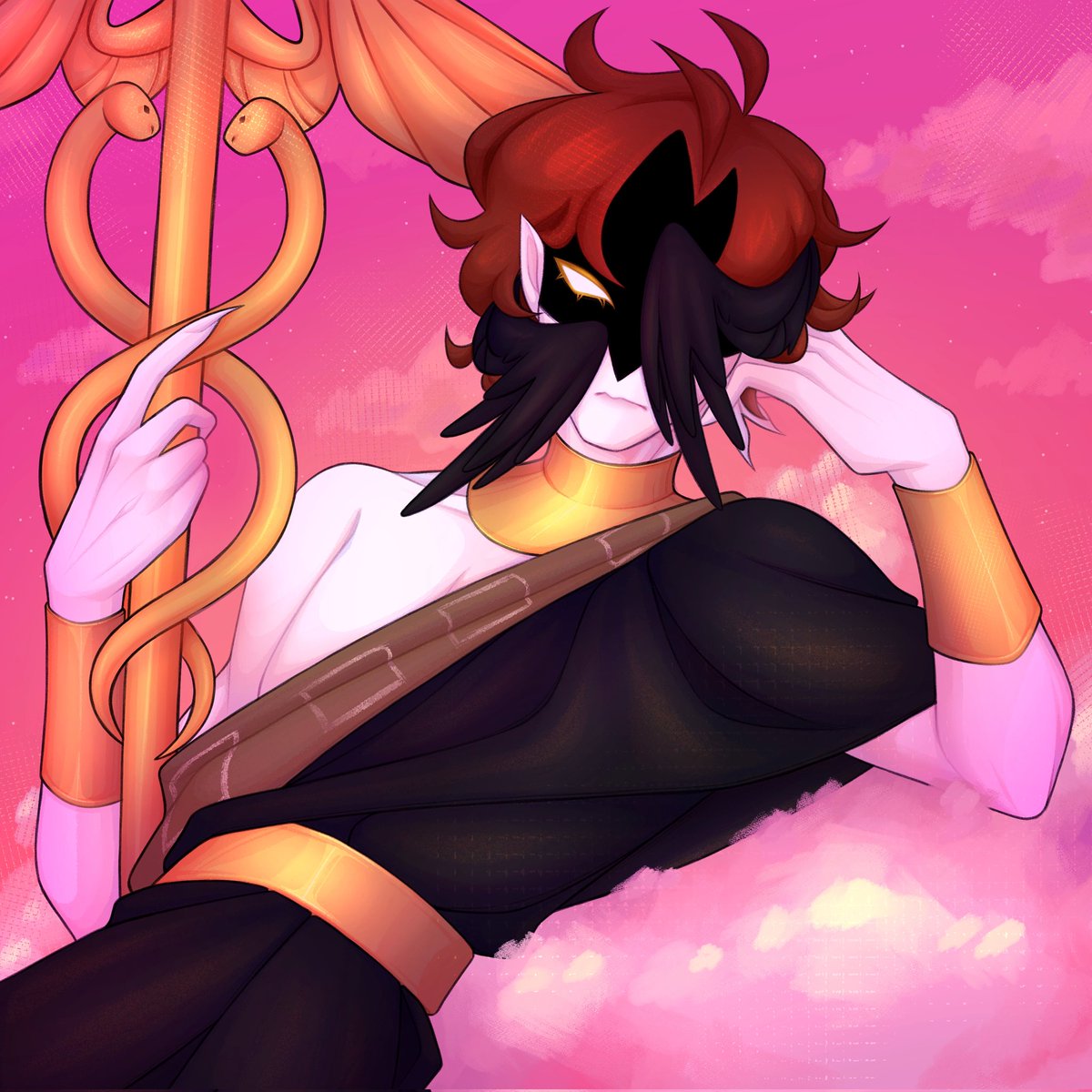 Lies dissatisfied on the clouds. ☁️

#epicthemusical #hermes