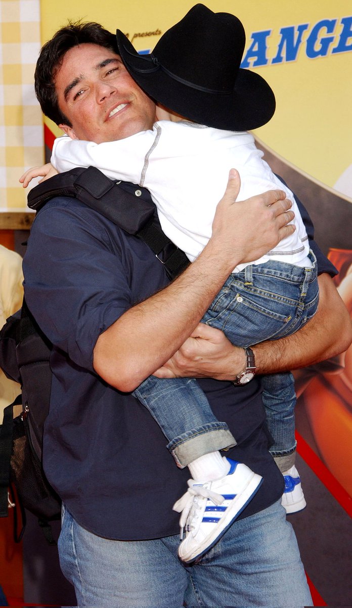 DeanCainGallery's tweet image. Dean and son Christopher at the 2004 premiere of the movie "Home on the Range".