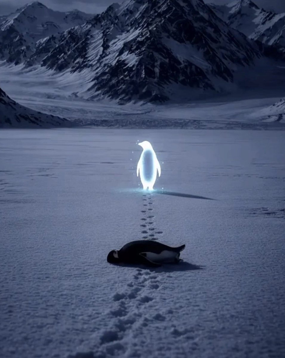 Penguen, denerken öldü. Bu vazgeçtiği anlamına gelmiyordu.