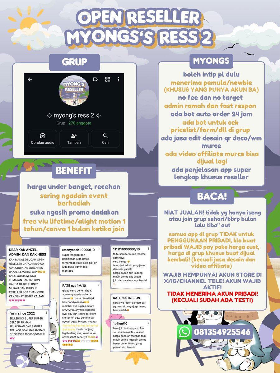 anzel NO DM! WA AJA ─ opress fh app prem tweet media