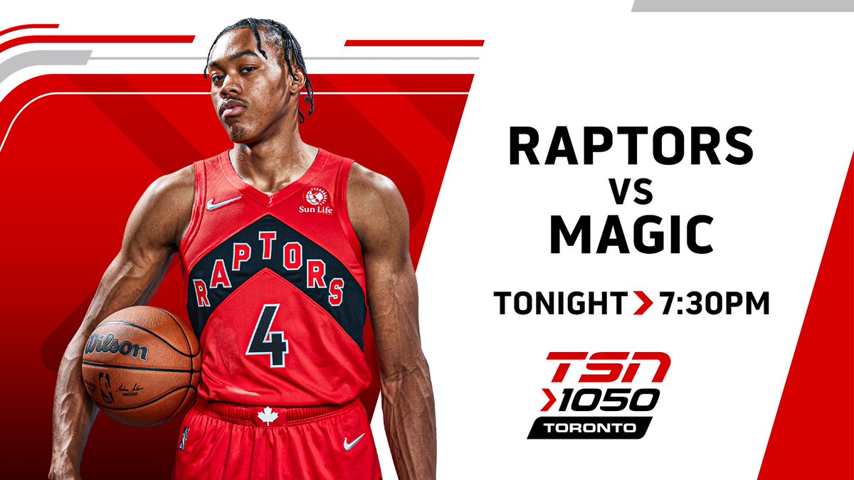 TSN1050Radio's tweet image. Listen/Stream TSN 1050 tonight as the #Raptors face the #OrlandoMagic at 7:30pm! Pre-game coverage begins NOW with @jimtatti and Warren Ward! #WeTheNorth

*Geo Stream Restrictions Apply*

iheart.com/live/tsn-1050-…