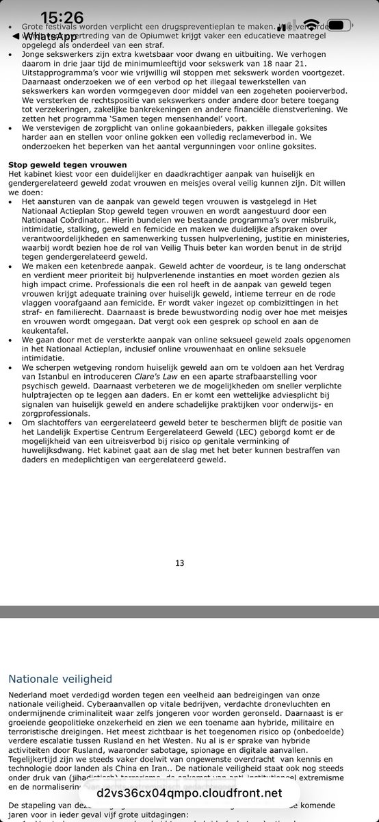 Een aparte paragraaf in het Coalitieakkoord over de aanpak van geweld tegen vrouwen. Eindelijk worden er concrete voorstellen gedaan om dit probleem aan te pakken.⁦<a href="/DilanYesilgoz/">Dilan Yesilgöz - Zegerius</a>⁩ ⁦<a href="/RobJetten/">Rob Jetten</a>⁩ ⁦<a href="/HenriBontenbal/">Henri Bontenbal</a>⁩
