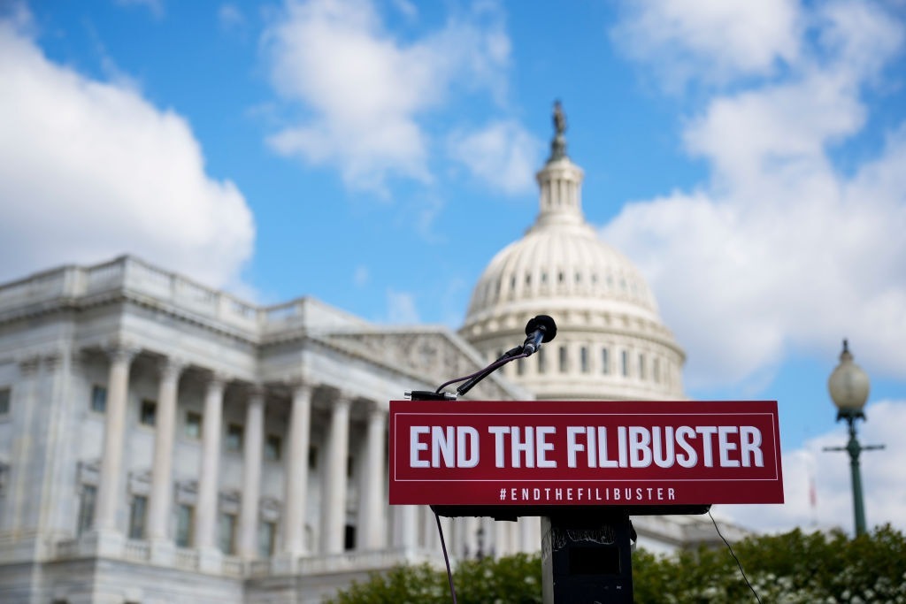 If you refuse to end the Filibuster, at least guarantee the Democrats can't change it with a bill to make 60 votes Law!