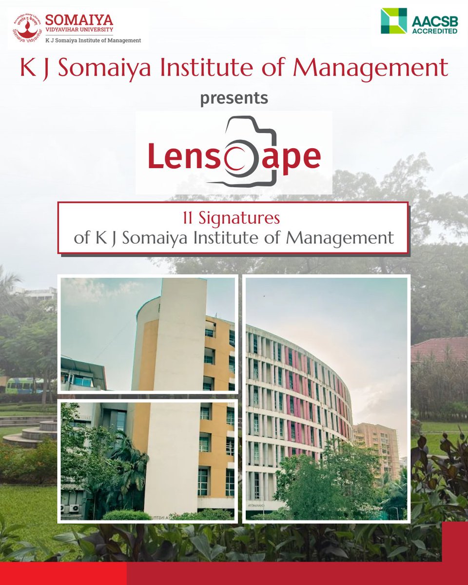 kjsimofficial's tweet photo. As a student walks into K J Somaiya Institute of Management, the campus and its people feel deeply connected. The Institute becomes the space to shape moments and the people here bring those to life. 🌱
#KJSIM #KJSomaiyaInstituteofManagement #MBA #TSchool https://t.co/kjHa7GvWbT