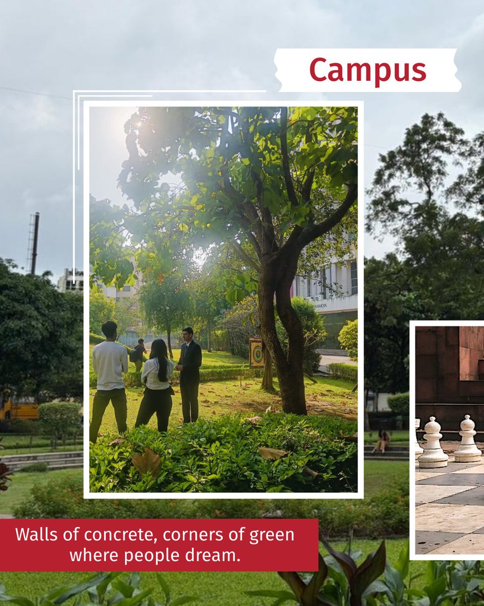 kjsimofficial's tweet photo. As a student walks into K J Somaiya Institute of Management, the campus and its people feel deeply connected. The Institute becomes the space to shape moments and the people here bring those to life. 🌱
#KJSIM #KJSomaiyaInstituteofManagement #MBA #TSchool https://t.co/kjHa7GvWbT