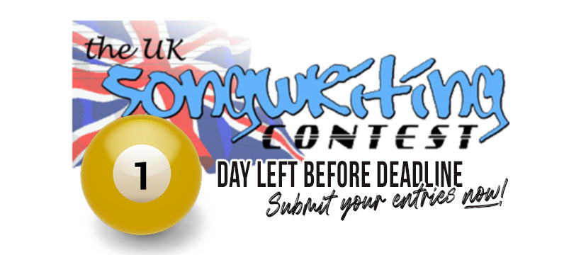 uksongwriting's tweet photo. SATURDAY SONG DEADLINE!!!
Saturday 31st January is the last day to submit songs to the UKSC and BritSong Awards. The deadline is at 11:59 on Saturday night. Submit now and see your results within days! Don't miss this!  🙂 ENTRY FORM AT: https://t.co/AmEqraYpxC https://t.co/CNmpzpAMfO