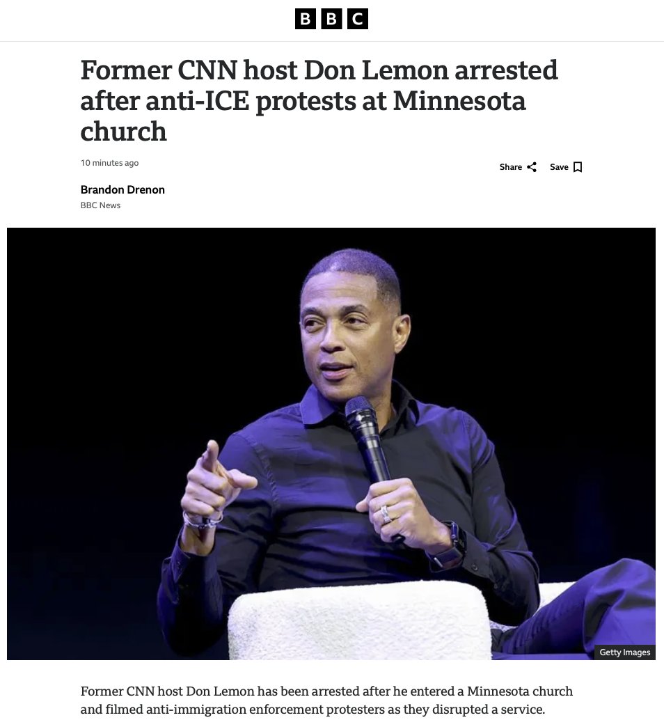 AlexTaylorNews's tweet image. They have the absolute gall to come to our continent and criticize us on free speech &amp;amp; press freedom, and they just arrested Don Lemon for doing his job

Land of the Free ? Not Trump's Gestapo-like police state and its sinister henchmen

America, your country is "going to hell"