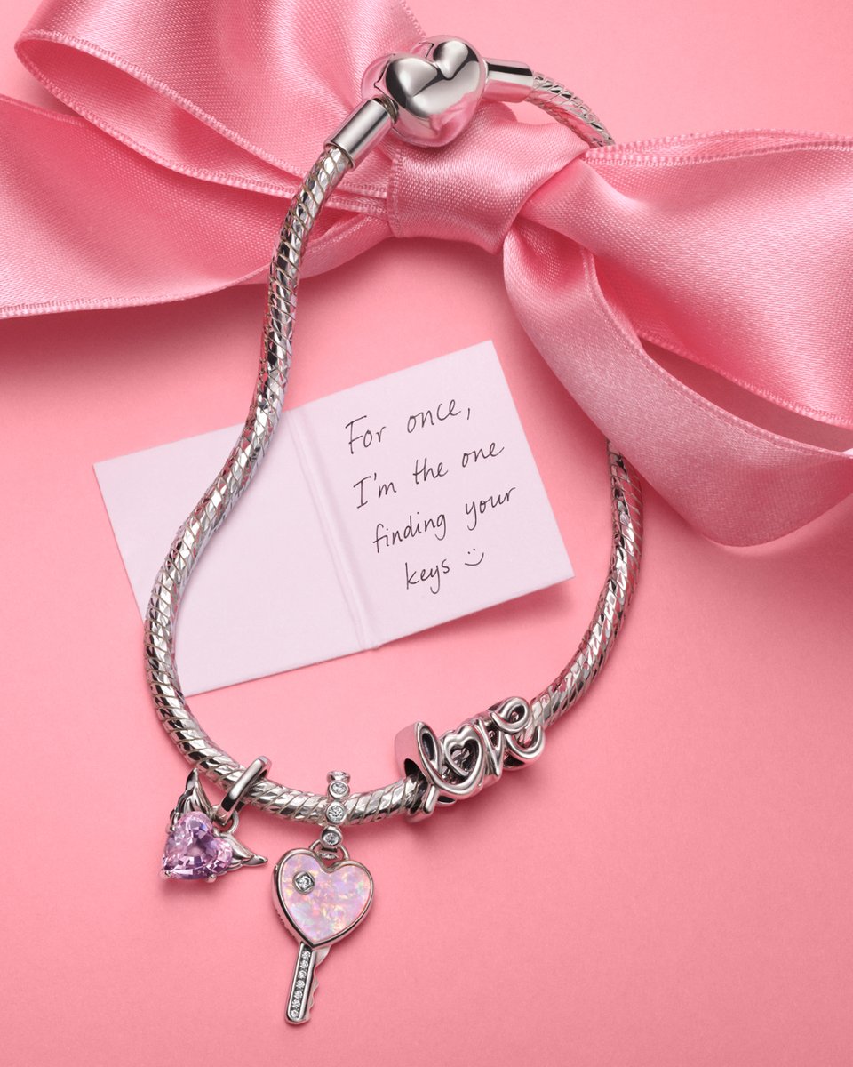 Hand-picked charms and a little love note -- the perfect